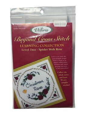 Beyond Cross Stitch Learning Collection Spider Web Stitch Level Two Kit NOS 2000